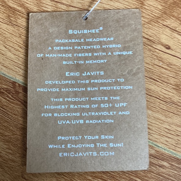 Eric Javits blue sun hat. Size XL. excellent condition. - Picture 3 of 7